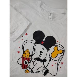 Canvas‎ Little Dumbo White Character Small Tee